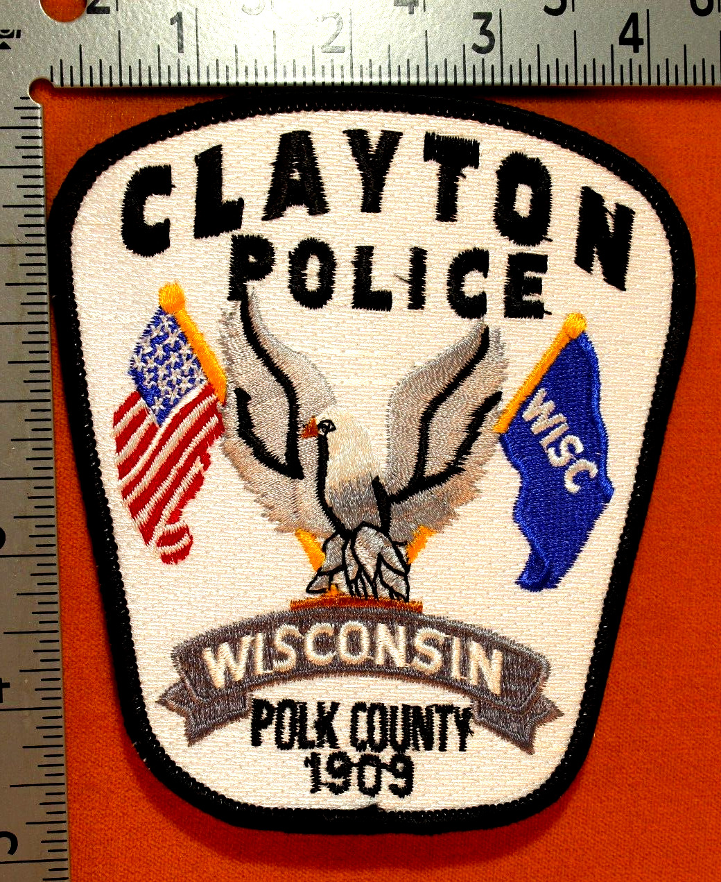 Clayton, Wisconsin Police Shoulder Patch