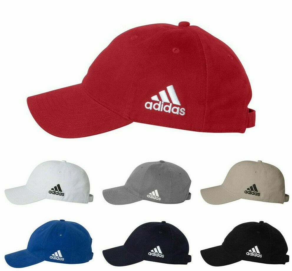 Adidas Golf New Mens Cotton Crest Twill Cap Unstructured Ball Hat Adjustable A12