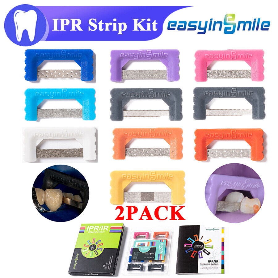 Easyinsmile Dental Ipr Strip Ortho Interproximal Reduction Enamel Strip Kit 20pc