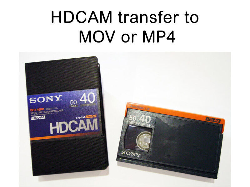 Hdcam Tape Transfer Convert To Mov And Mp4  Ntsc