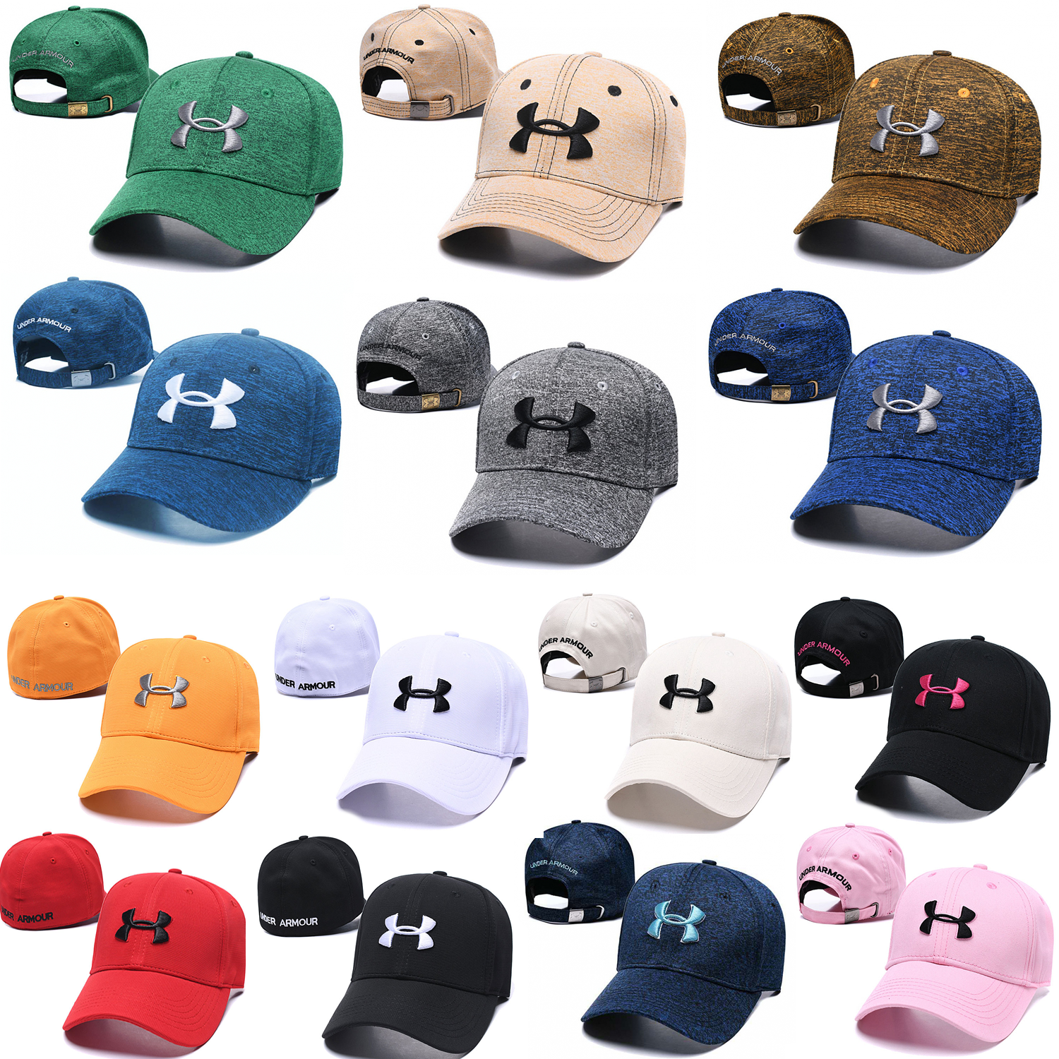 Fashion Embroidered Under Armour Baseball Cap Mens Women Summer Sports Golf Hat
