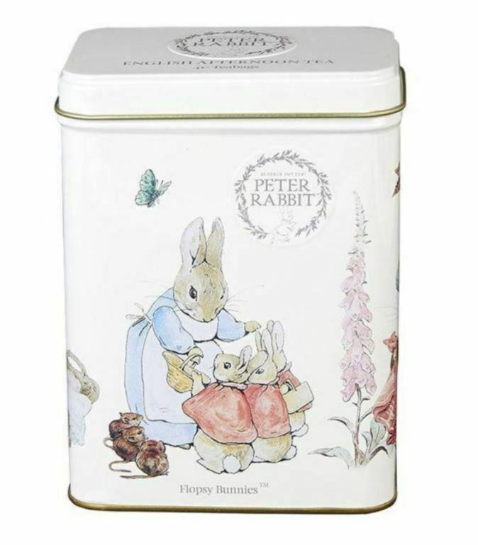 English Afternoon Tea Beatrix Potter Peter Rabbit 40 Bags Collectable Tin 04/24