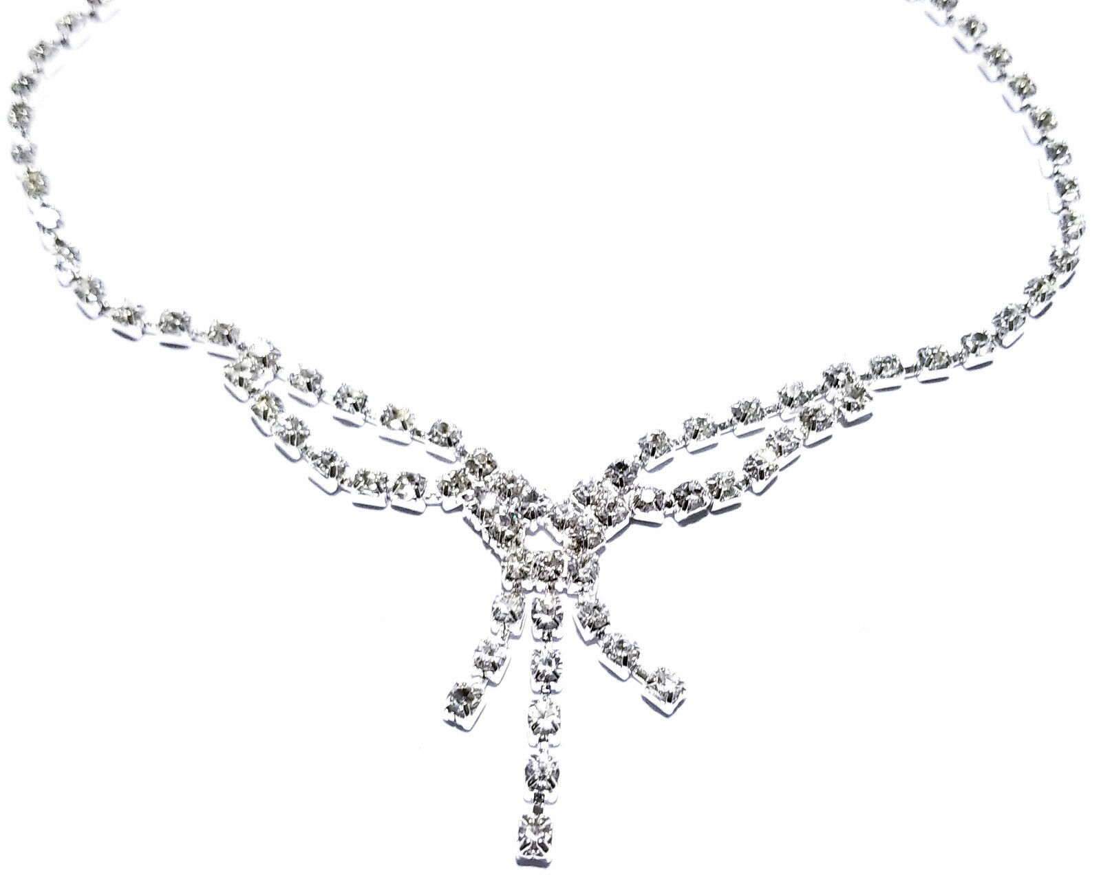 Wholesale Lot Wedding Jewelry Rhinestone Necklace Earring Set 6x