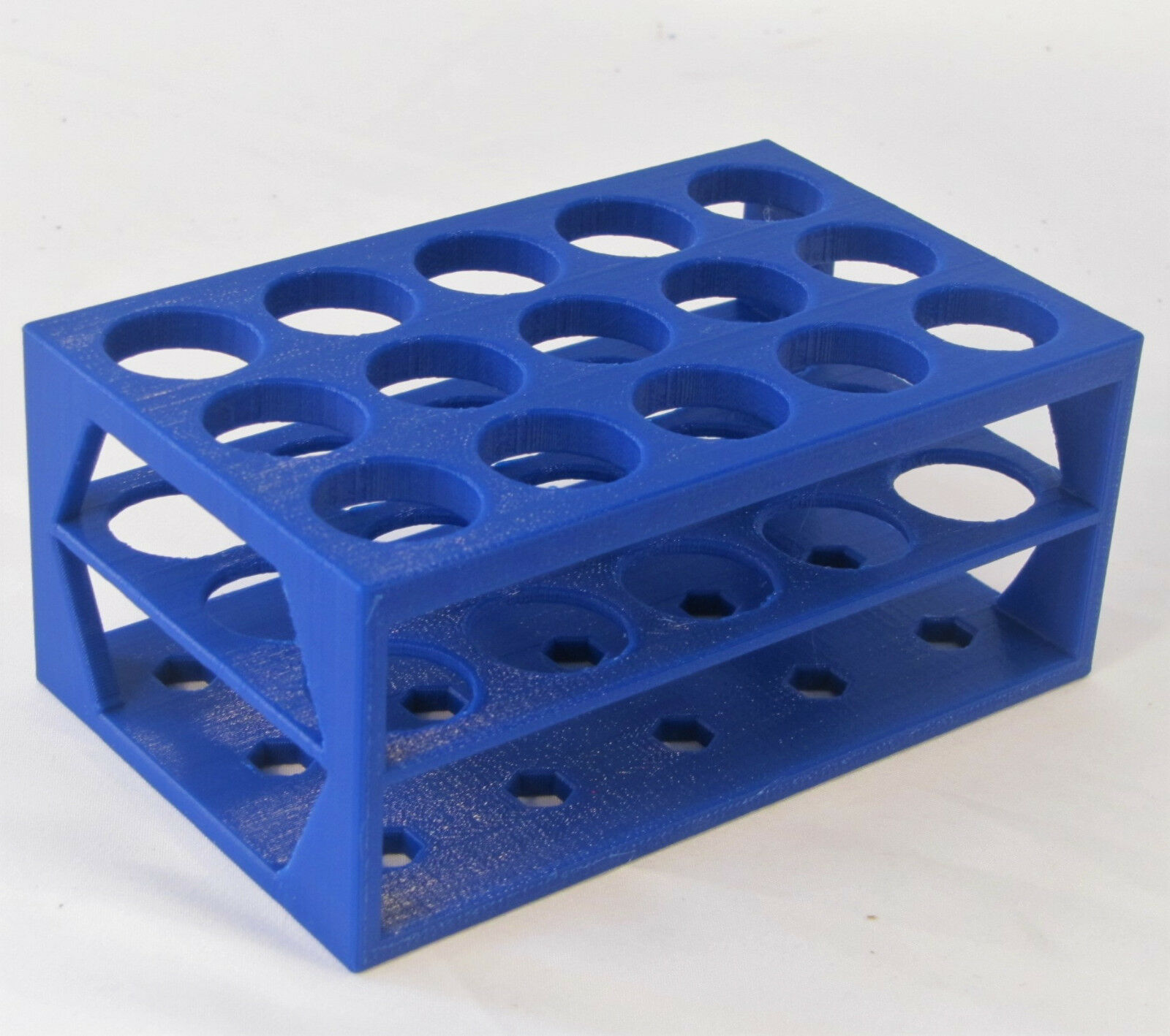 Plastic Rack For 10 Or 15 Ml 18 Mm Centrifuge Test Tubes Lab Bench Stand