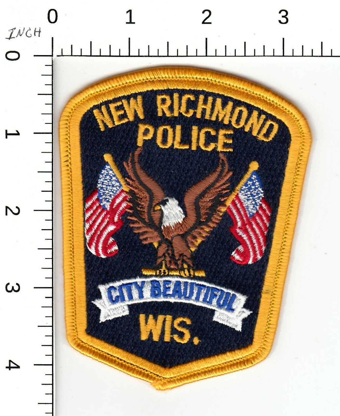 New Richmond Wisconsin Police Patch Wi