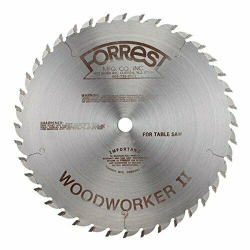 Forrest Ww10407125, 10" Woodworker Ii Table Saw Blade 5/8 Bore .125 Kerf 40t
