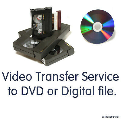 Transfer Convert Pal Secam Mini Dv, Hi8, 8mm, Vhs, Vhs-c Video Tape To Dvd
