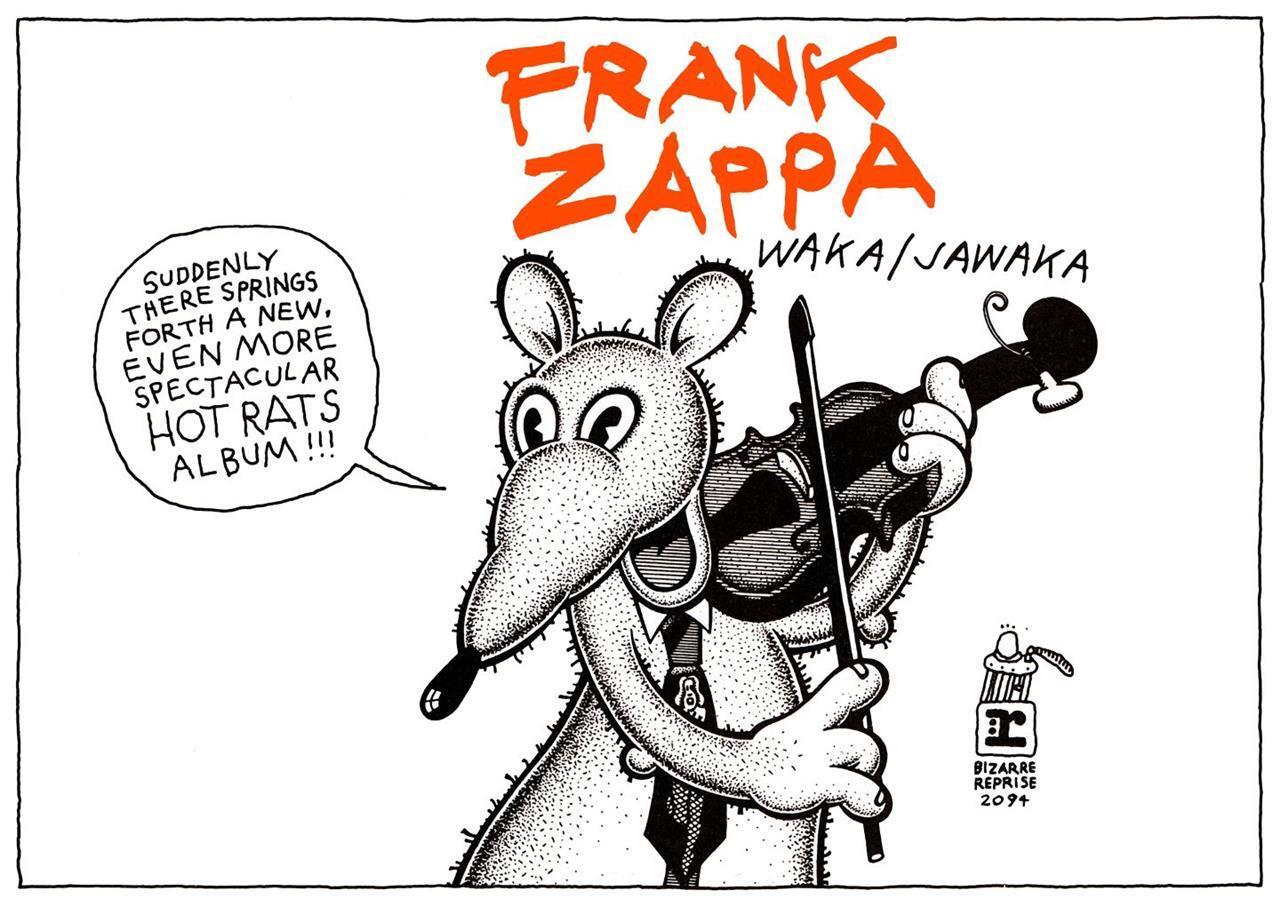 Frank Zappa  - Poster -  Must See Album Promo Ad - Waka/jawaka - Amazing Pic!