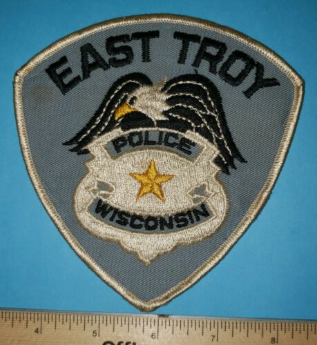 Older East Troy Wisconsin Police Patch - Cheesecloth