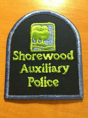 Patch Police Auxiliary Shorewood Wisconsin Wi