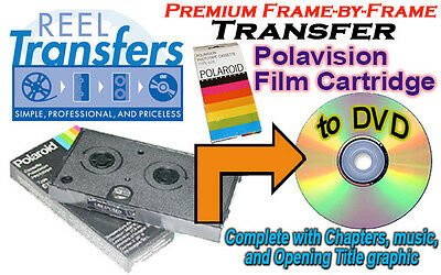 Transfer Polaroid Polavision Film Cartridges To Dvd (premium Frame-by-frame)