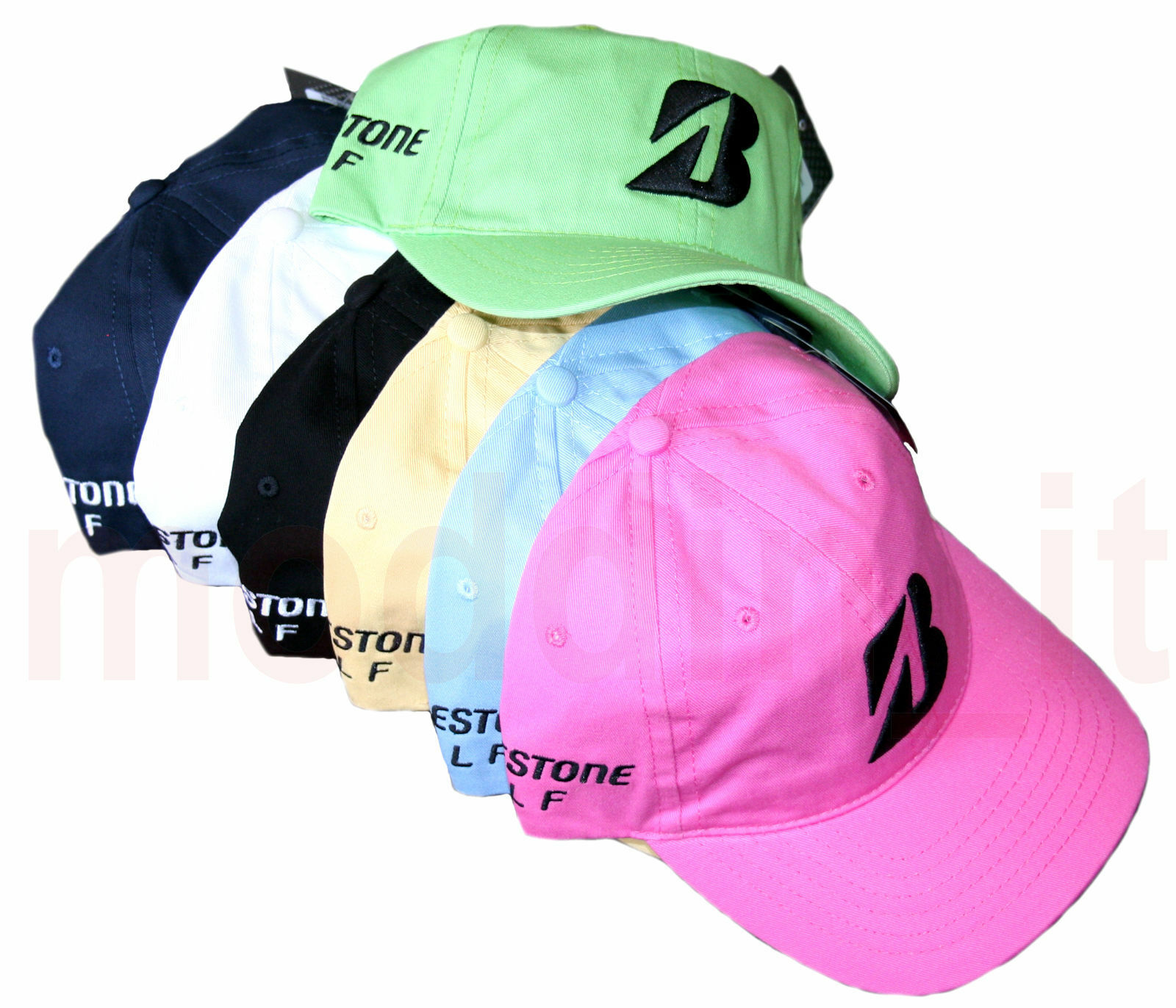 New Bridgestone Tour B Relax Adjustable Collection Cap Hat W/tour Brand Logos