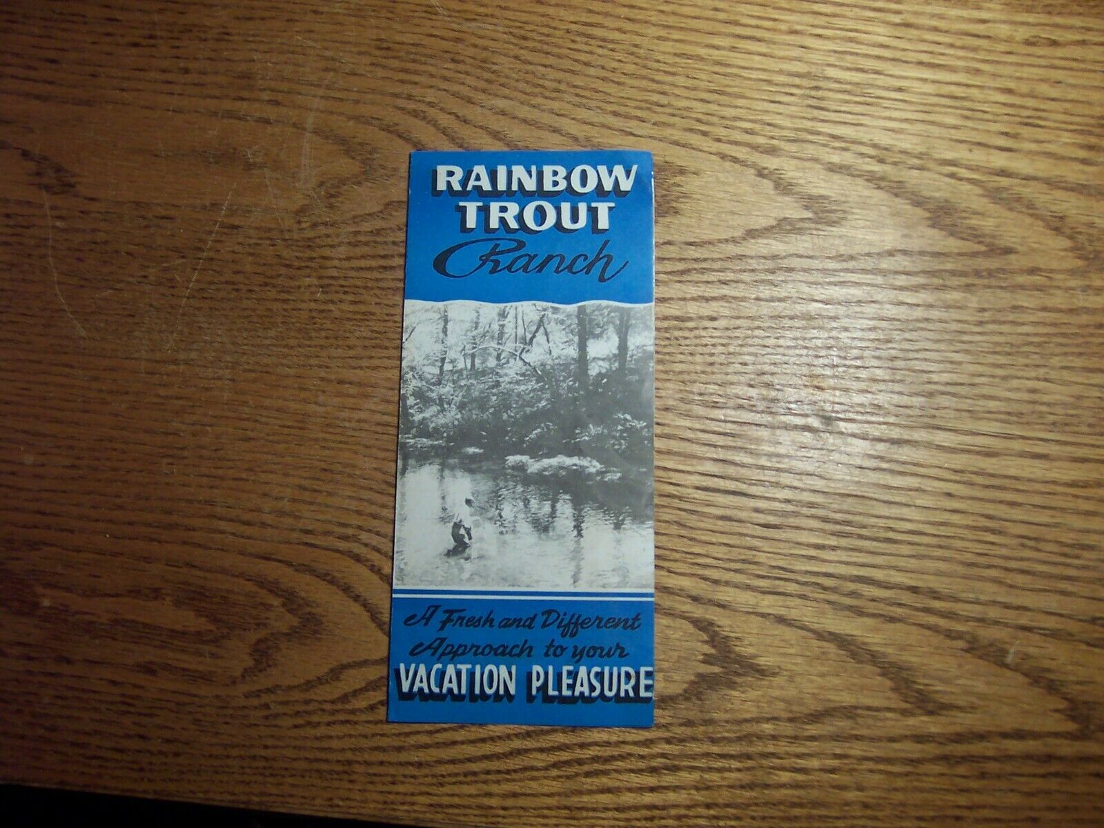 1950s /  Rainbow Trout Ranch Rockbridge Missouri travel Brochure  Fishing