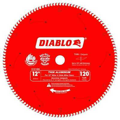 Diablo D12120n-6 Thin Aluminum Cutting Circular Saw Blade 12". X 120 Tooth 6x