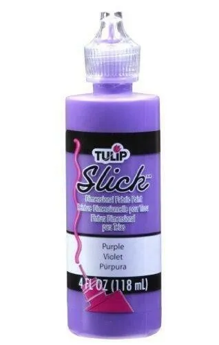 Tulip 41405 Dimensional Fabric Paint 4oz Slick Purple